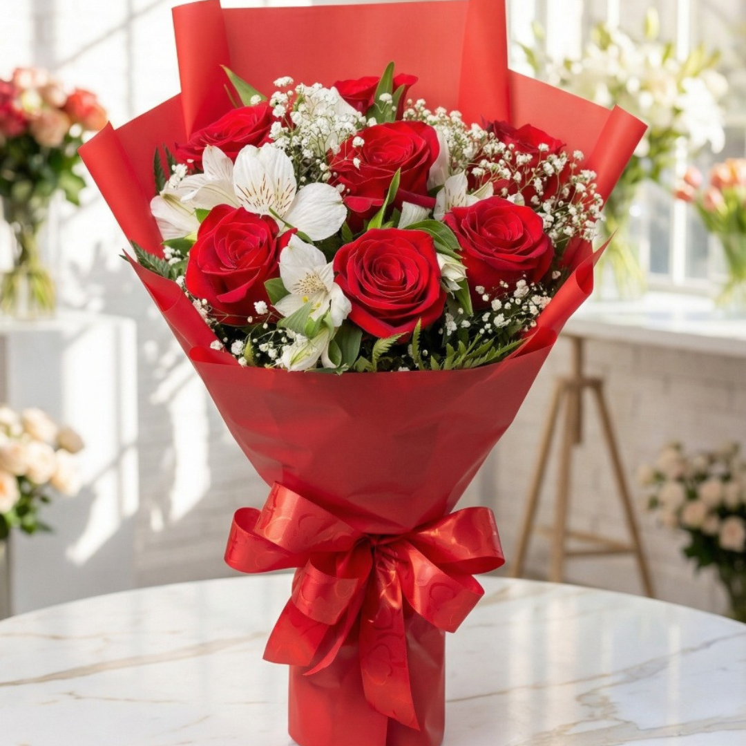 Buquê 7 Rosas